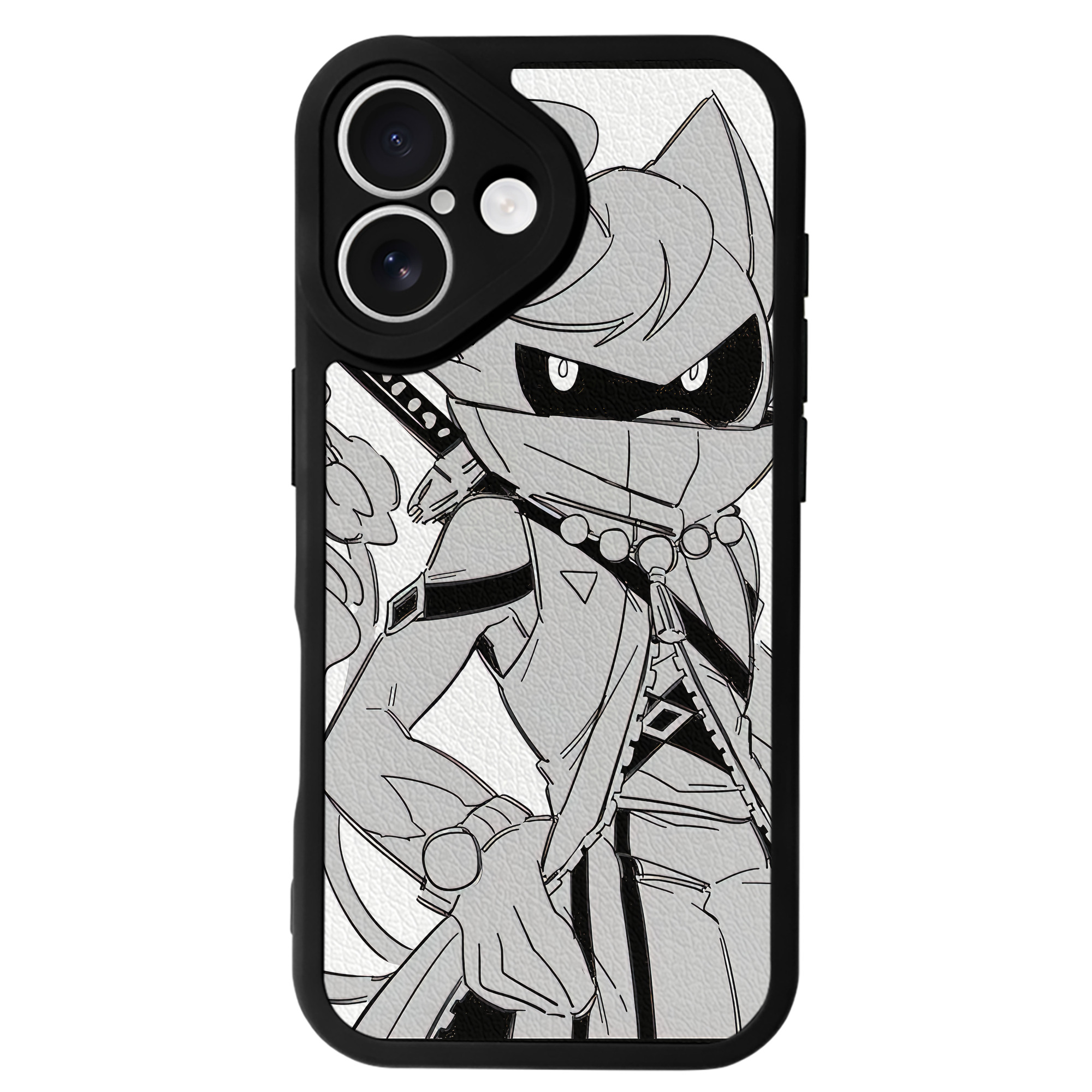 （画像用） 妖怪ウォッチ Yo-kai Watch 【iPhone 16シリーズ対応】シリコンスマホケース（レザー調） 材質：シリコン